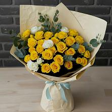 Букет цветов из:  Розы #REPLACE_PRED# Октябрьском Московской области