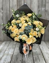 Букет цветов из:  Розы и Лизиантусы #REPLACE_PRED# Октябрьском Московской области