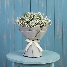 Букет цветов из:  Гипсофила в Октябрьском Московской области