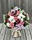 Букет цветов из: Альстромерии, Гвоздики, Розы и Хризантемы в Октябрьском Московской области