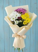 Букет цветов из:  Хризантемы в Октябрьском Московской области