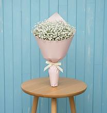 Букет цветов из:  Гипсофила в Октябрьском Московской области