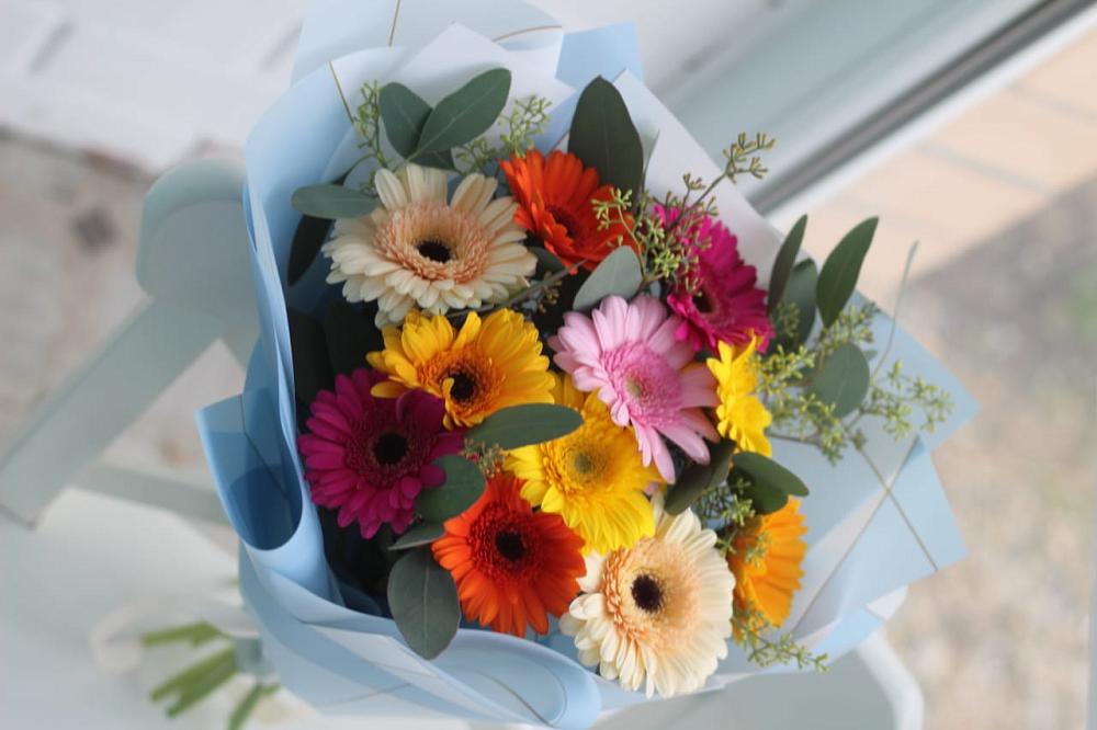 Букет цветов из: Герберы в Октябрьском Московской области