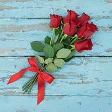 Букет Красные розы в Октябрьском Московской области