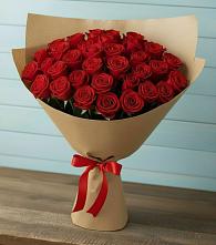 Букет Красные розы Милано в Октябрьском Московской области
