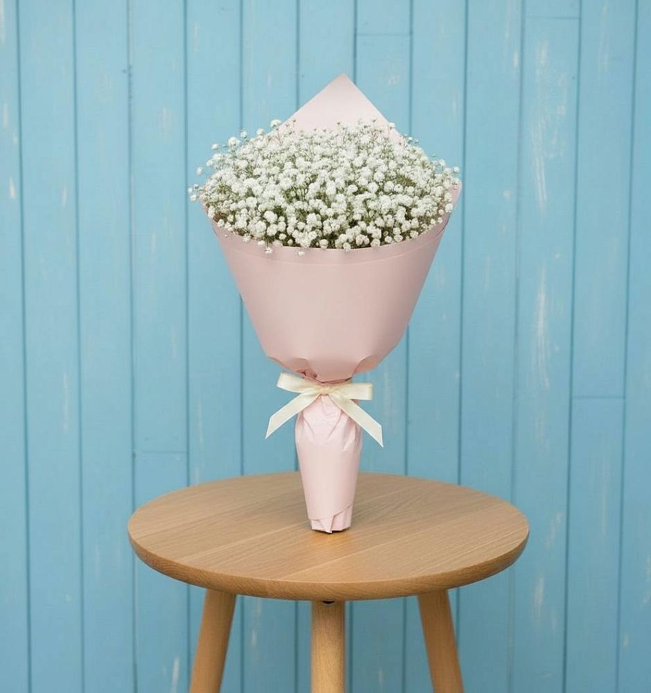 Букет цветов из: Гипсофила в Октябрьском Московской области