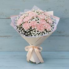 Букет цветов из:  Гвоздики в Октябрьском Московской области
