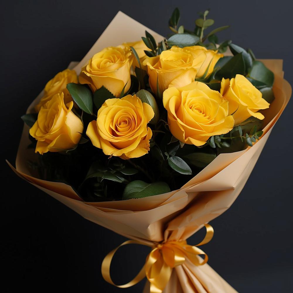 Букет цветов из: Розы в Октябрьском Московской области