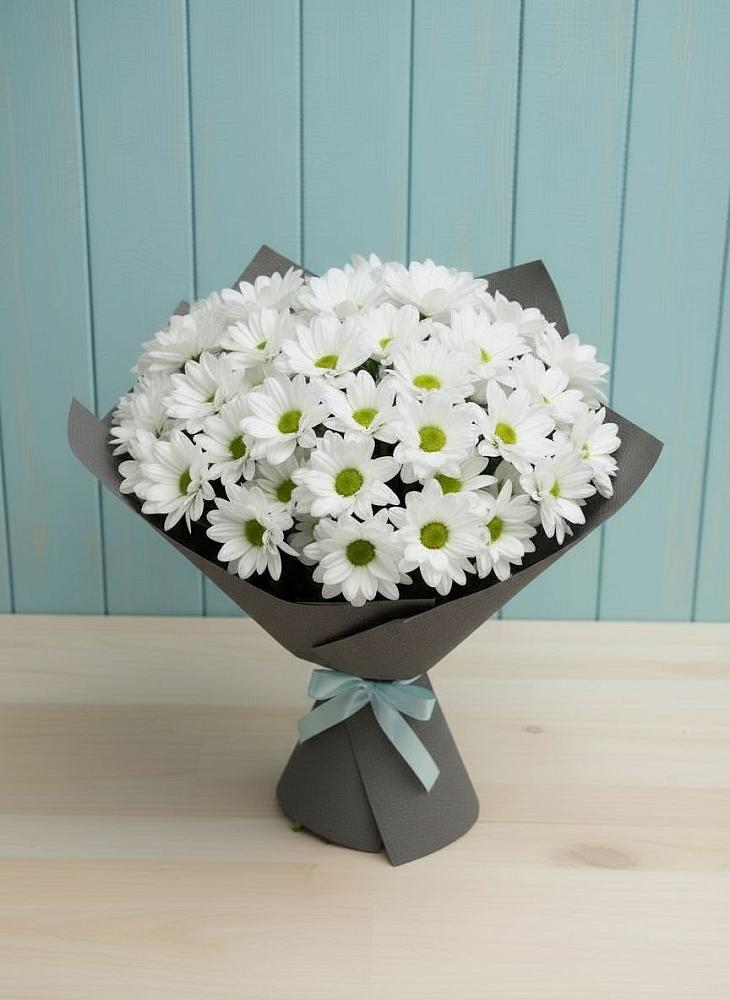 Букет цветов из: Хризантемы в Октябрьском Московской области