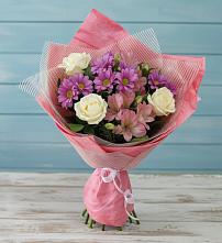 Букет цветов из:  Герберы в Октябрьском Московской области