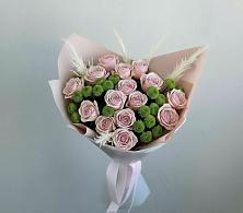 Букет цветов из:  Розы и Хризантемы в Октябрьском Московской области