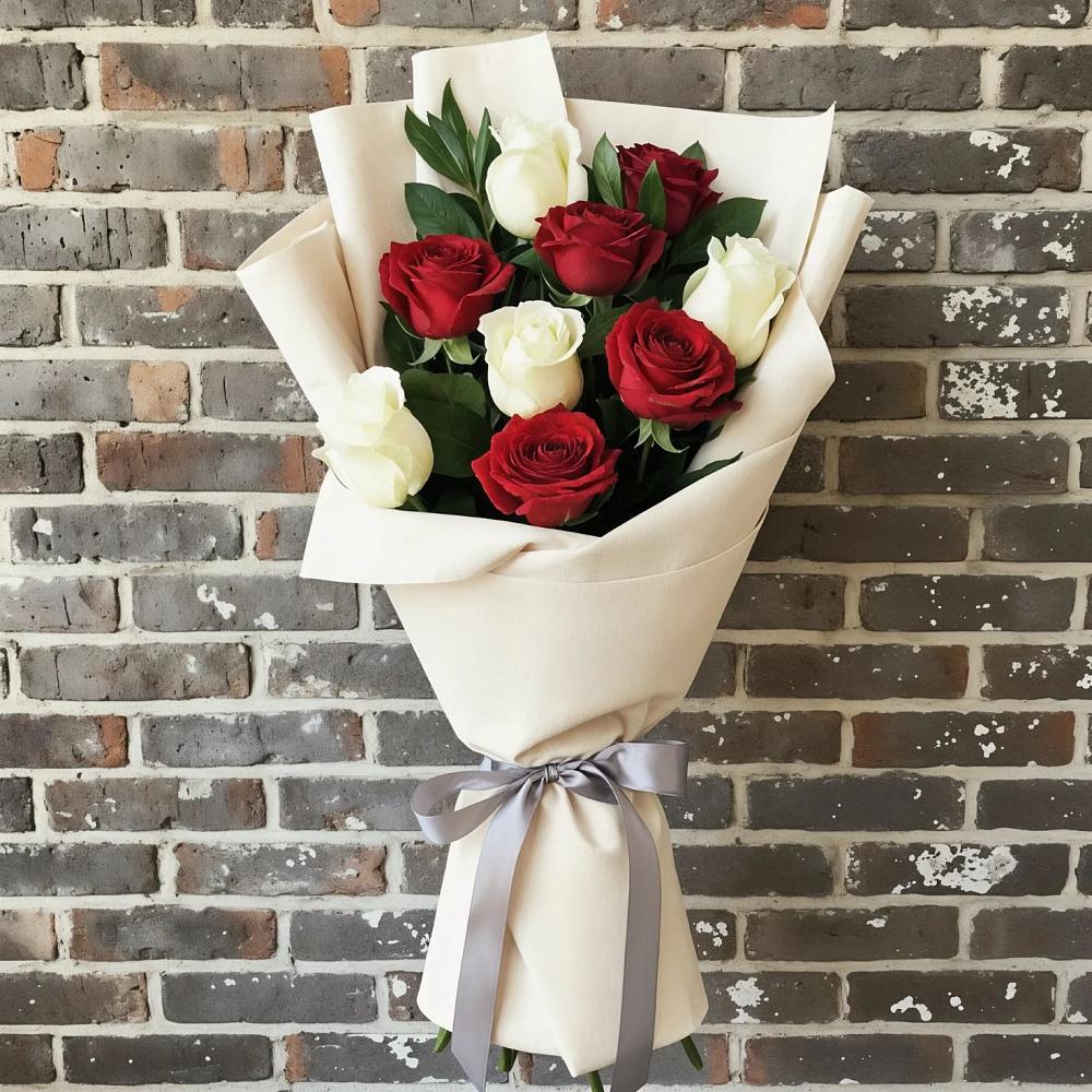 Букет цветов из: Розы в Октябрьском Московской области