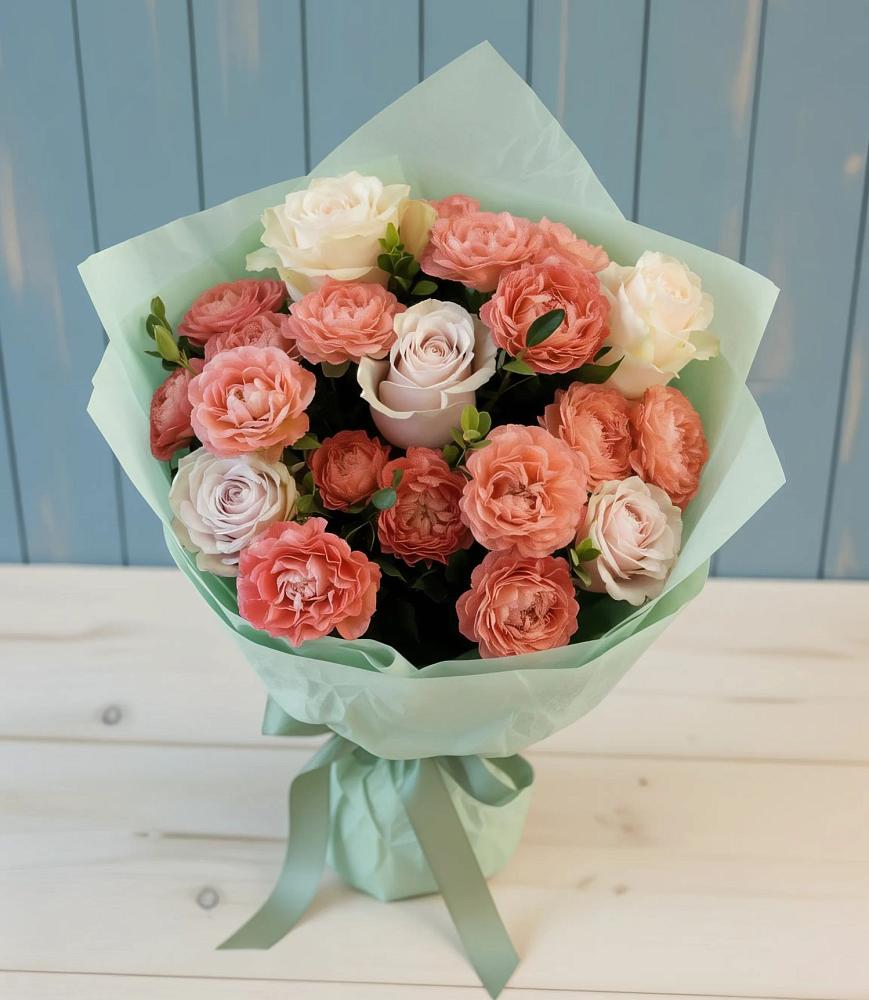 Букет цветов из: Розы в Октябрьском Московской области