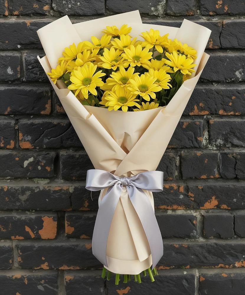 Букет цветов из: Хризантемы в Октябрьском Московской области